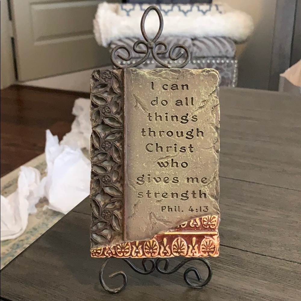 Plaque: I can do all things